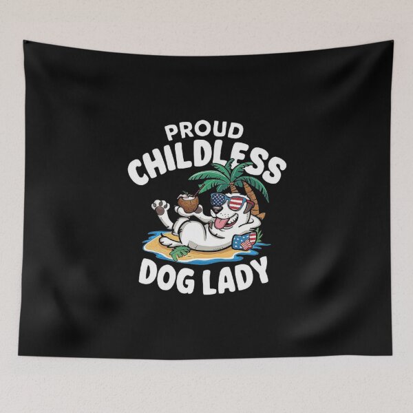 Item preview, Proud Dog Lover Design - Childfree and Carefree designed and sold by love3617.