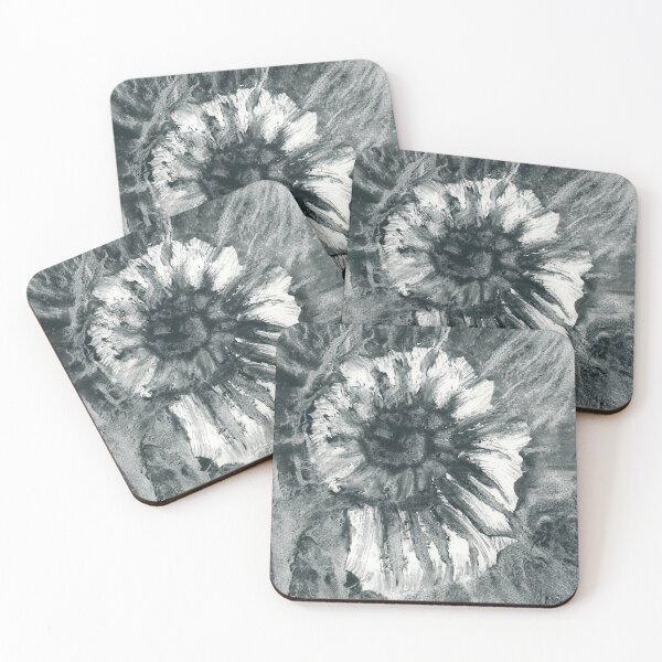 Item preview, Lunar Black Ammonite Fossil Watercolor Painting designed and sold by Valerie Englehart.