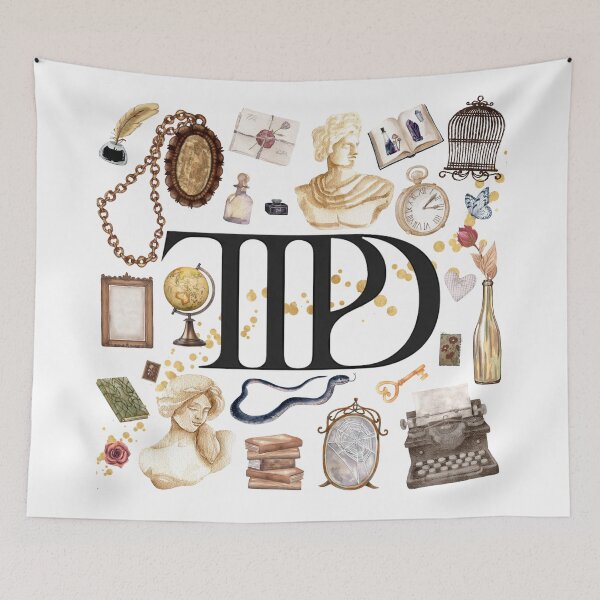 Item preview, The Tortured Poets Department TTPD Watercolor designed and sold by hoosierswiftie.