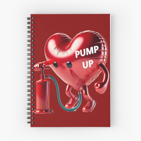 Item preview,  Red heart baloon Pump up - Fuel Your Own Power designed and sold by Atarac.