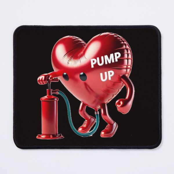 Item preview,  Red heart baloon Pump up - Fuel Your Own Power designed and sold by Atarac.