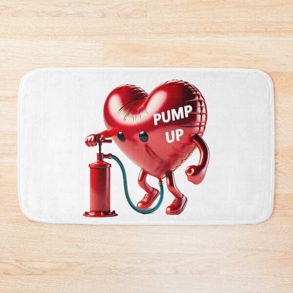 Item preview,  Red heart baloon Pump up - Fuel Your Own Power designed and sold by Atarac.