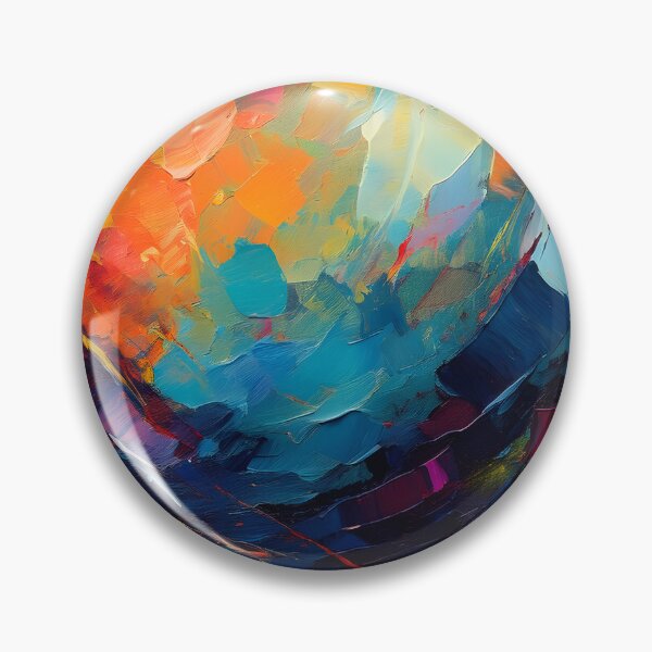 Item preview, A vibrant abstract painting with bold brushstrokes and rich colors, evoking a sense of movement and energy designed and sold by homydesign.