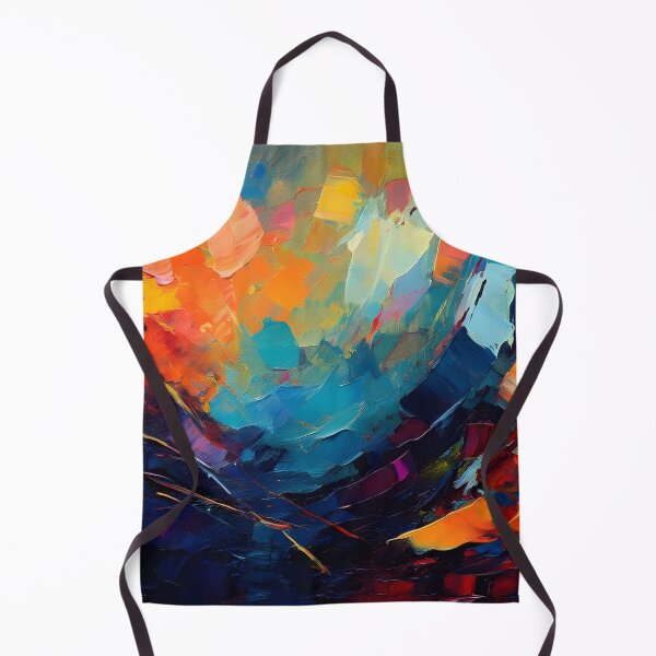 Item preview, A vibrant abstract painting with bold brushstrokes and rich colors, evoking a sense of movement and energy designed and sold by homydesign.