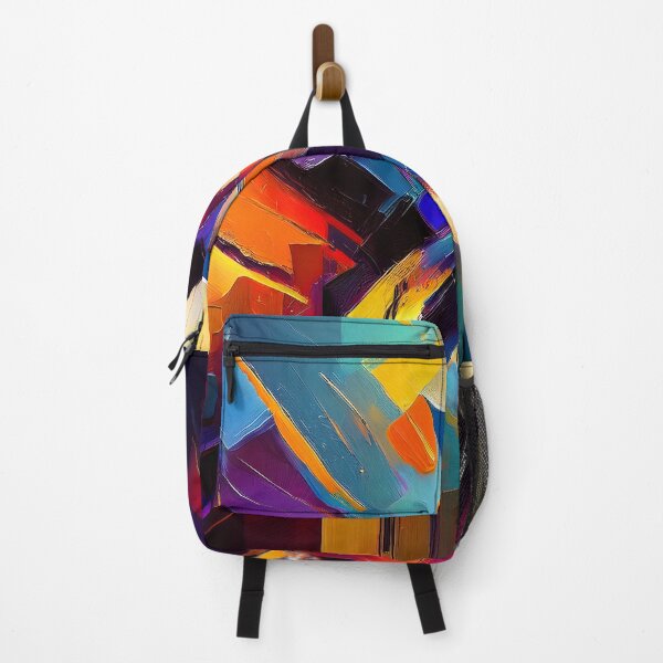 Item preview, A vibrant abstract painting with bold brushstrokes and rich colors, evoking a sense of movement and energy designed and sold by homydesign.