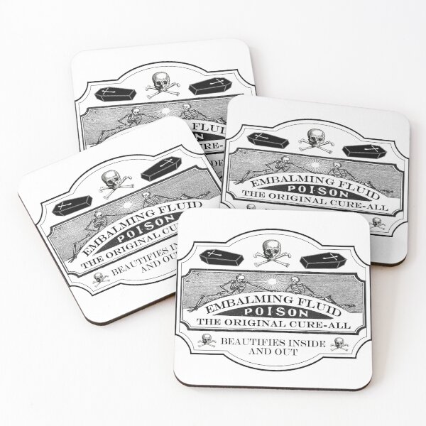 Item preview, Embalming Fluid Poison Apothecary Label  designed and sold by Spiderandfly.