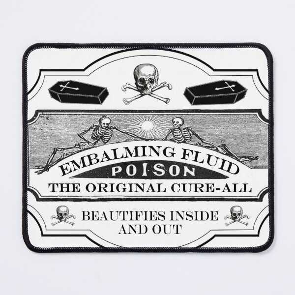Item preview, Embalming Fluid Poison Apothecary Label  designed and sold by Spiderandfly.