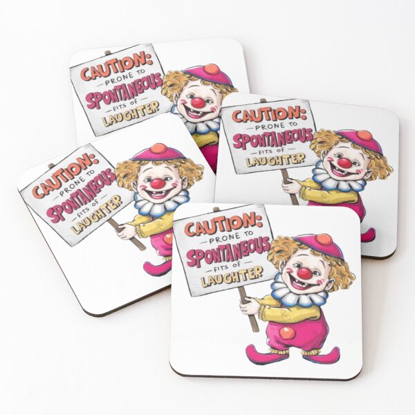 Item preview, April Fools' Day: Clown with Hilarious Sign on April 1st designed and sold by InspiredCreatives.