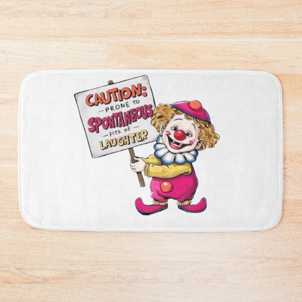 Item preview, April Fools' Day: Clown with Hilarious Sign on April 1st designed and sold by InspiredCreatives.
