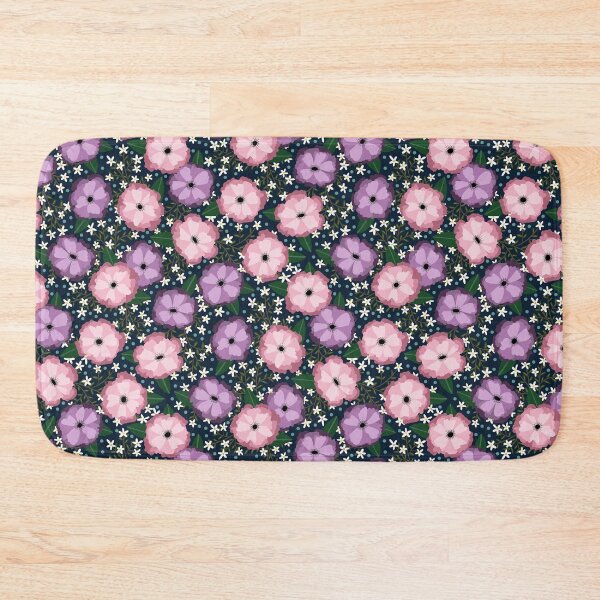 Item preview, Pink and Purple Florals with Mini Daisies designed and sold by spoonlessmarket.