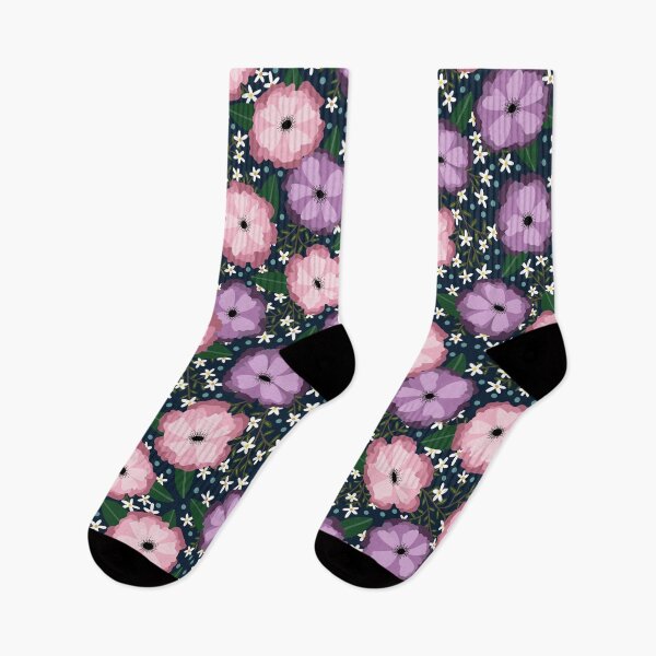 Item preview, Pink and Purple Florals with Mini Daisies designed and sold by spoonlessmarket.