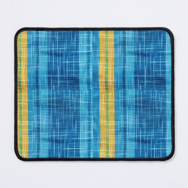Item preview, Blue, Yellow Strip Pattern designed and sold by Myra365Art.