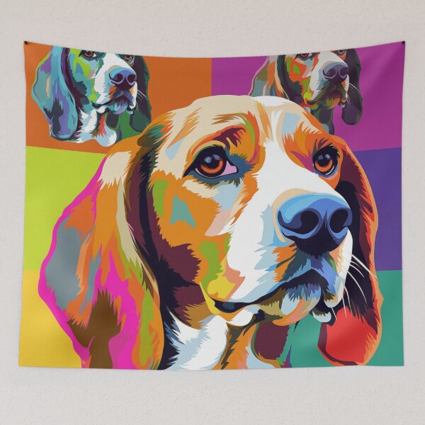 Item preview, Beagle Popart designed and sold by RedHandedOD.