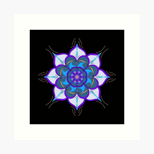 Aperçu de l'œuvre Le pouvoir des fleurs du mandala créée et vendue par LornaHamel.