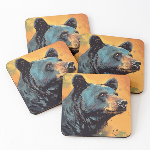 Item preview, Black Bear Popart designed and sold by RedHandedOD.