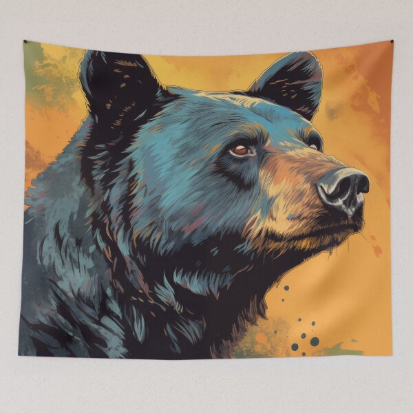 Item preview, Black Bear Popart designed and sold by RedHandedOD.