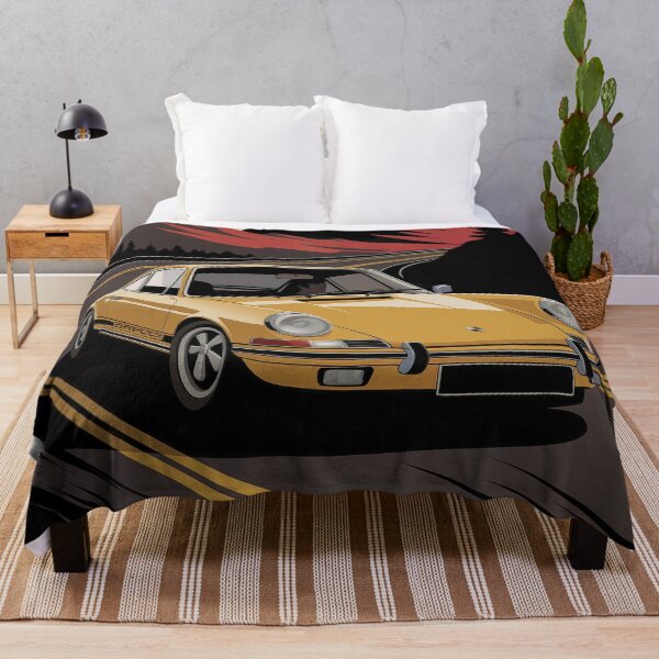 Item preview, vintage Porsche, driving up a curving mountain road designed and sold by Random Designs.