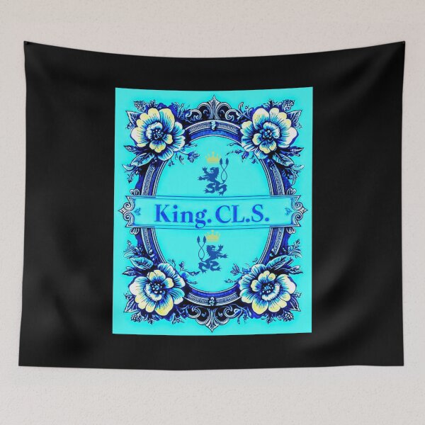 Item preview, King C.L S The Vintage Lion's | Light Turquoise Blue | Royal Blue | Deep Blue | White | Gold  designed and sold by Kingcls.