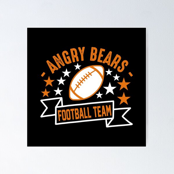 Vista previa del artículo con la obra «Equipo de fútbol de los Angry Bears», diseñado y vendido por GabrieSketcham.