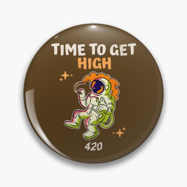 Item preview, Time to Get High, Smoking Astronaut designed and sold by Mariana Piana.