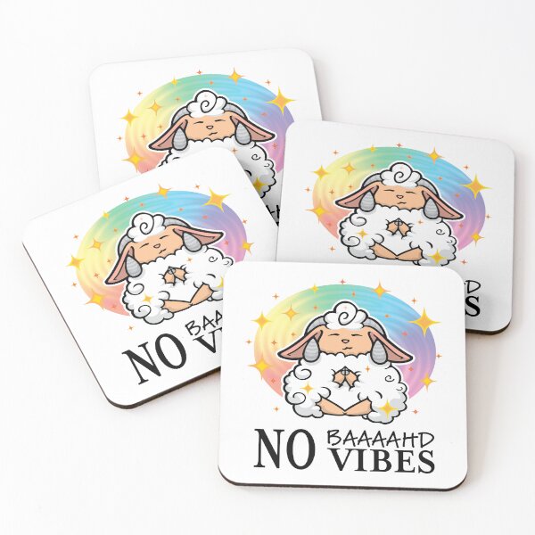 Item preview, ✨ No Baaaahd Vibes – Wear the Chill, Spread the Magic! ✨ designed and sold by KitWitch.