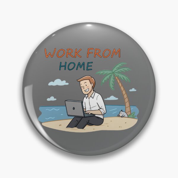 Item preview, Work From Home 3 designed and sold by Lucky Dog Merch.