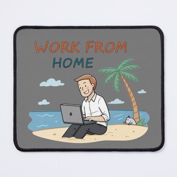 Item preview, Work From Home 3 designed and sold by Lucky Dog Merch.