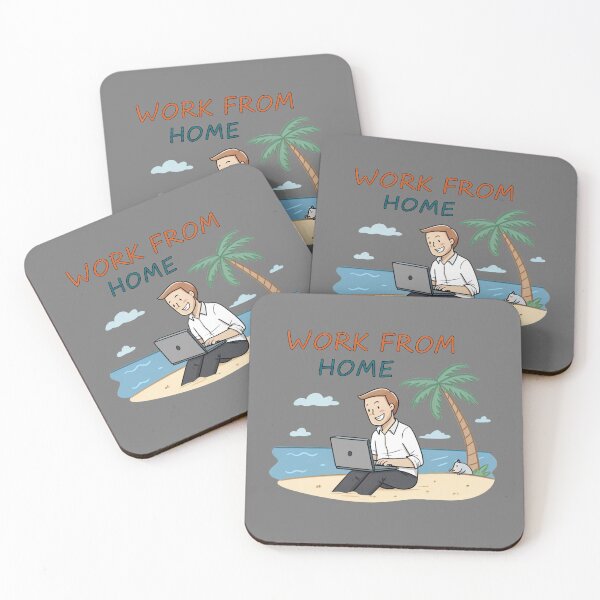 Item preview, Work From Home 3 designed and sold by Lucky Dog Merch.