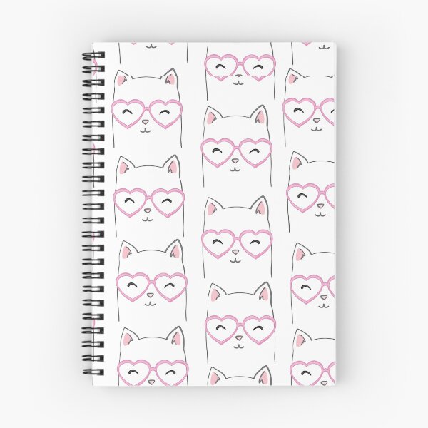Item preview, Seamless Vector With Cats Smiling Cute Cats designed and sold by vintageretrostyleshop.