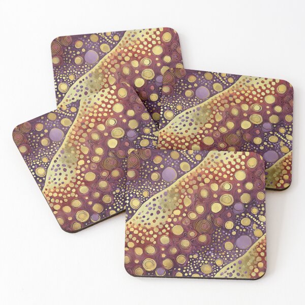 Item preview, Lavender Gold Dots I designed and sold by Susan Rydberg.