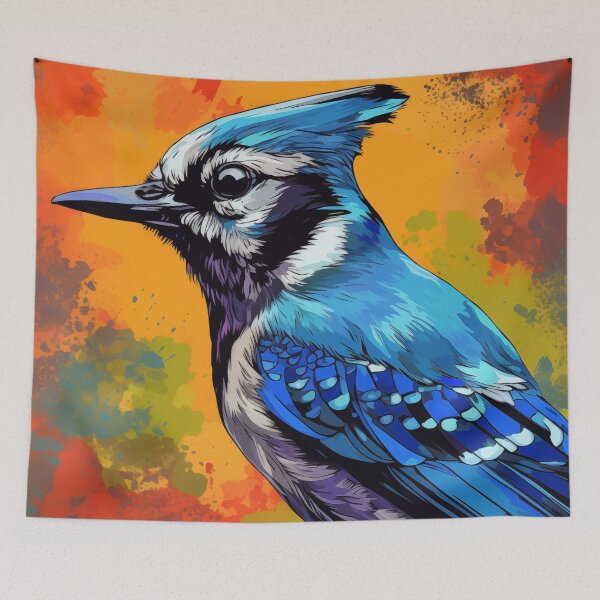 Artikelvorschau, Bluejay Popart entworfen und verkauft von RedHandedOD.