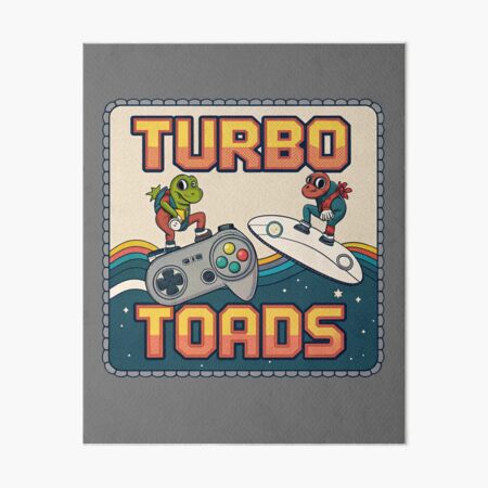Artikel-Vorschau von Turbo Toads – Retro-Videospiel, designt und verkauft von Lucky Dog Merch.