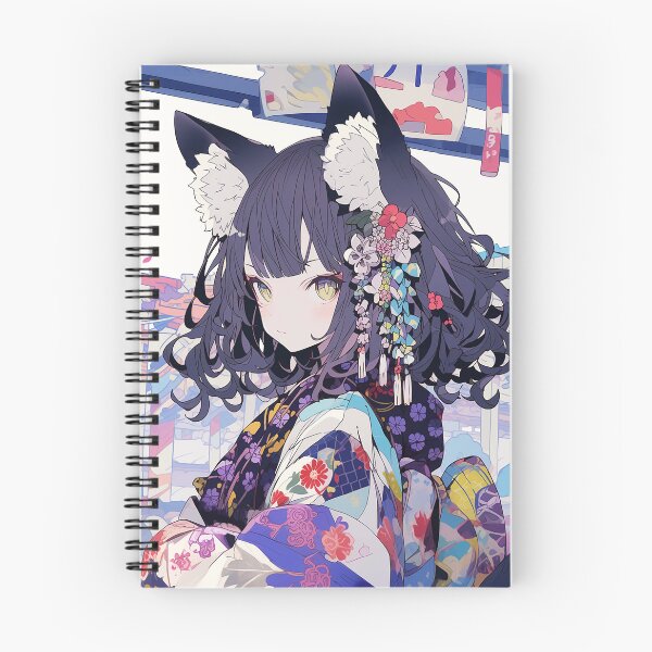 Item preview, Neko girl anime design  designed and sold by iWallGlow.