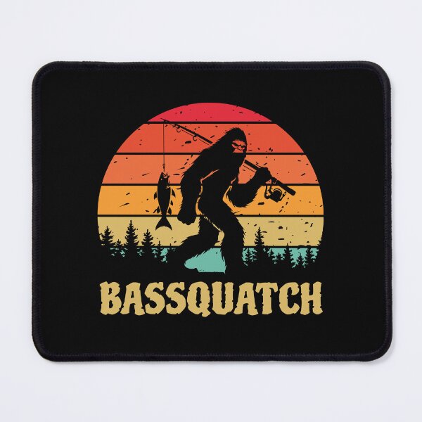 Item preview, Bassquatch – Sasquatch Fishing Bigfoot Cryptid designed and sold by The Junto Shop.