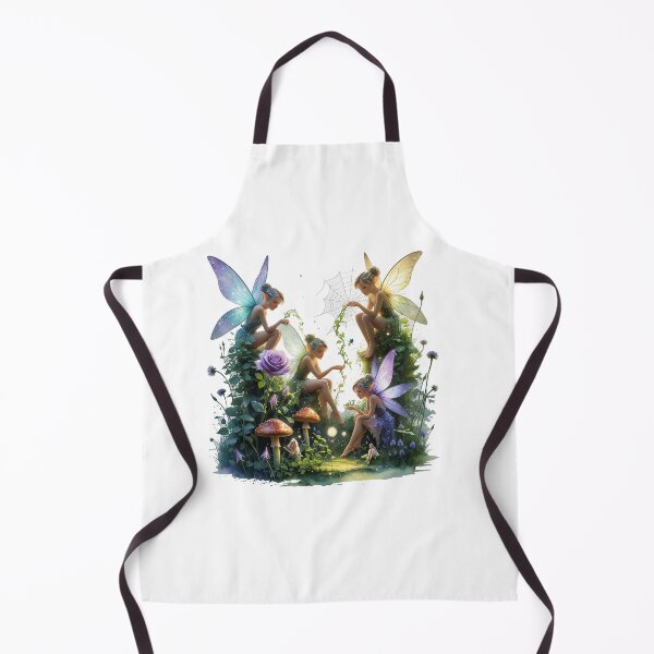 Item preview, Fairies in a garden designed and sold by UrbanUtopiaPress.