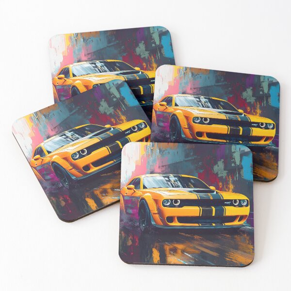Item preview, Digital Pop Art Painting – Dodge Challenger SRT II designed and sold by AutoPopStudio.