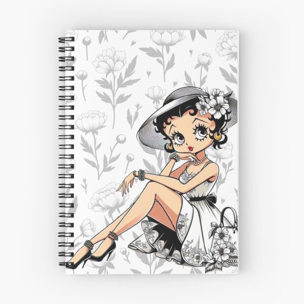 Item preview, Elegant Betty Boop Floral Fashion designed and sold by LyssasMindArt.