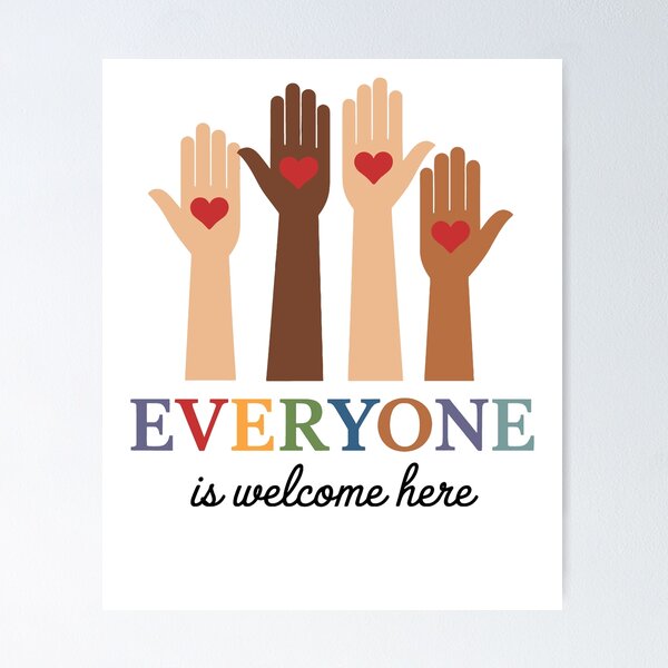 Item preview, Everyone Is Welcome Here Idaho Teacher designed and sold by ChicTeeshop.
