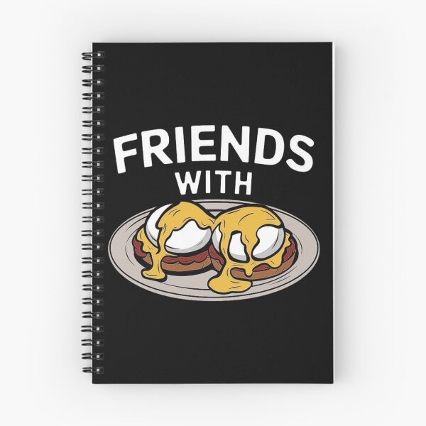 Item preview, Friends with Eggs Benedict - Funny Breakfast Illustration designed and sold by love3617.