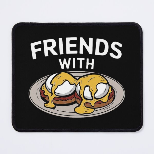 Item preview, Friends with Eggs Benedict - Funny Breakfast Illustration designed and sold by love3617.
