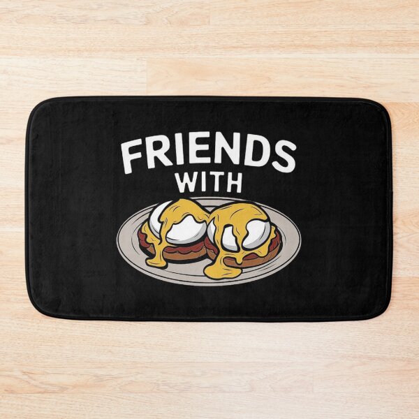 Item preview, Friends with Eggs Benedict - Funny Breakfast Illustration designed and sold by love3617.