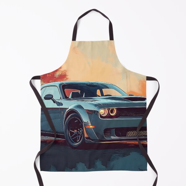 Item preview, Digital Pop Art Painting – Grey Dodge Challenger SRT II designed and sold by AutoPopStudio.
