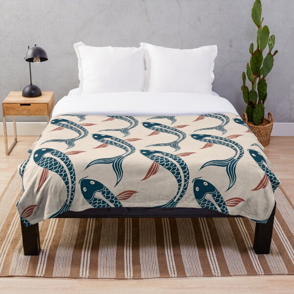 Item preview, Japanese Minimalism: The Grace of the Koi - Pattern designed and sold by EnjoyaGift.