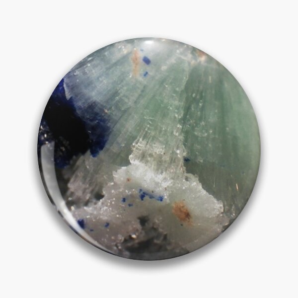 Item preview, Aragonite Azurite Crystal Macro Photo designed and sold by Anita Allen.