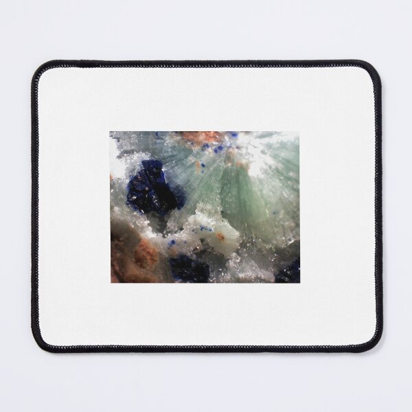 Item preview, Aragonite Azurite Crystal Macro Photo designed and sold by Anita Allen.