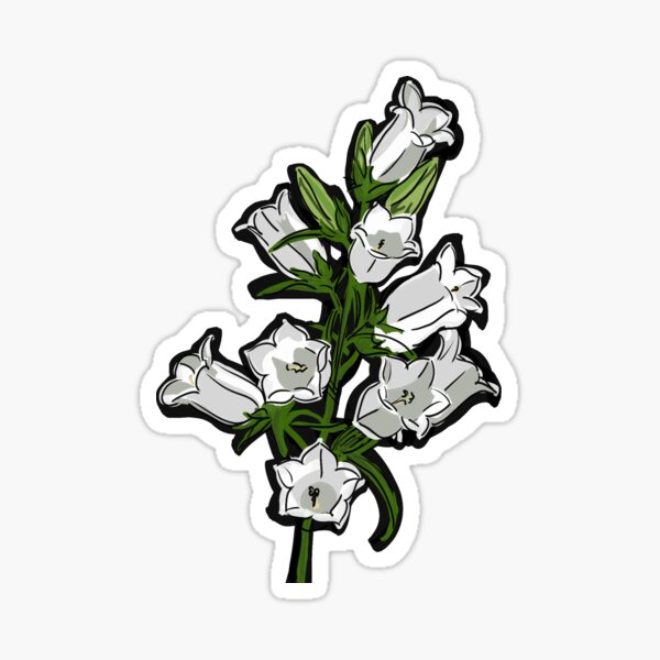 Item preview, Canterbury Bells Flower designed and sold by SNDYafternoon.