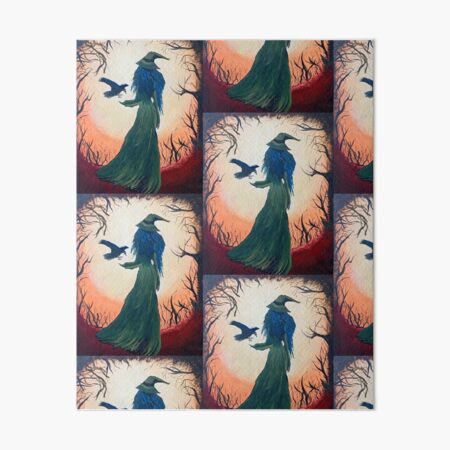 Item preview, The Witch and the Bluebird designed and sold by PaintingsbyJ.