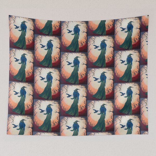 Item preview, The Witch and the Bluebird designed and sold by PaintingsbyJ.
