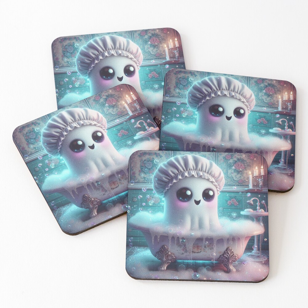 Item preview, Coasters (Set of 4) designed and sold by NaughtyNiceArt.