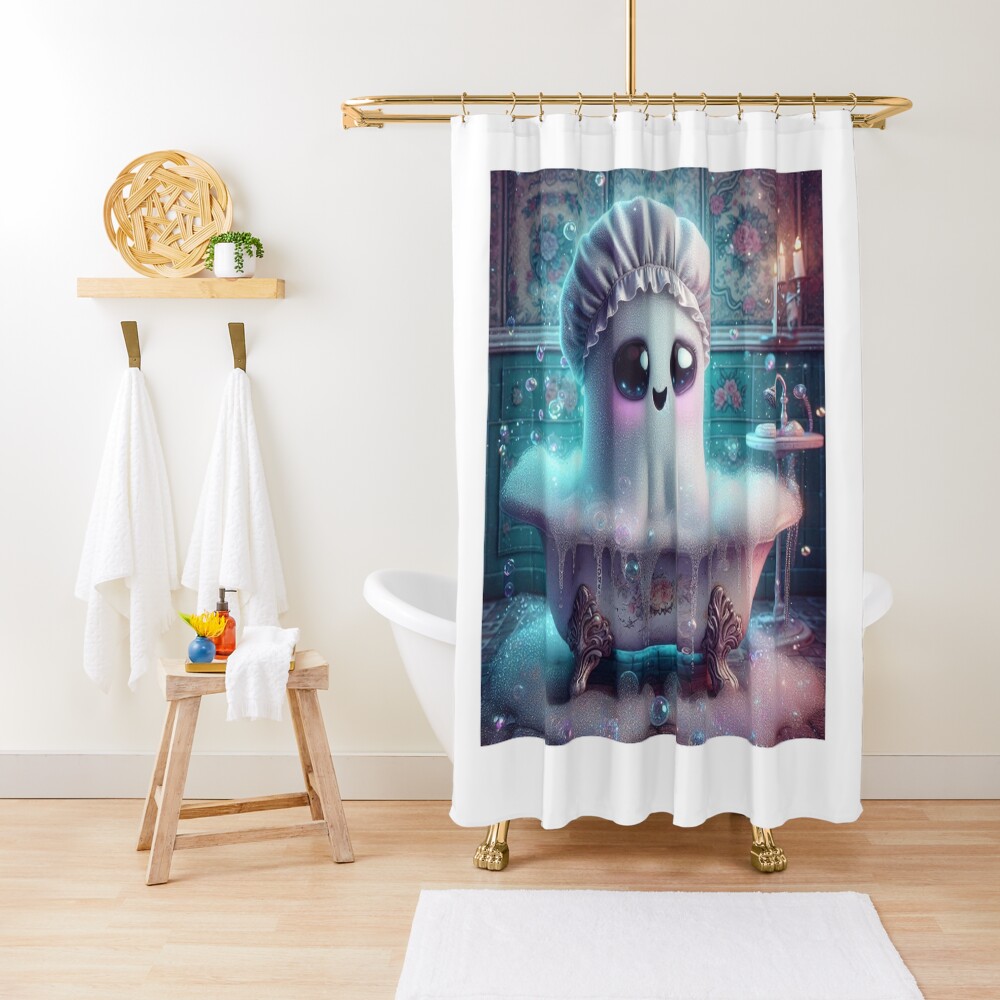 Item preview, Shower Curtain designed and sold by NaughtyNiceArt.